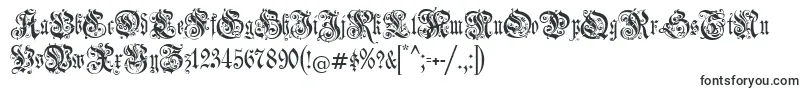 Шрифт Jenagotisch – винтажные шрифты