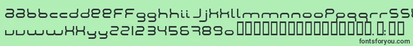 Montana2001 Font – Black Fonts on Green Background