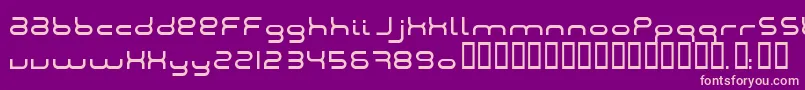 Montana2001 Font – Pink Fonts on Purple Background