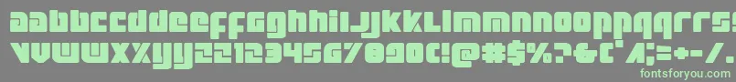 Exoplanetexpand Font – Green Fonts on Gray Background