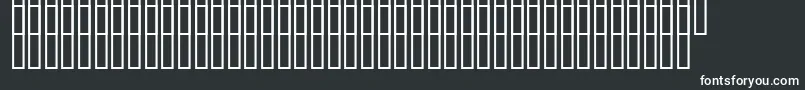Uzpromobiekt Font – White Fonts on Black Background