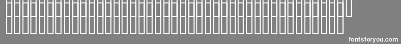 Uzpromobiekt Font – White Fonts on Gray Background