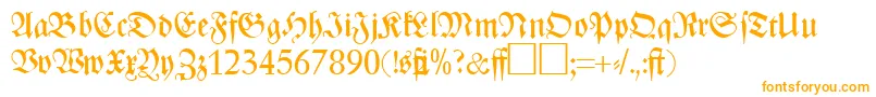 ZenithfrakturRegularDb Font – Orange Fonts