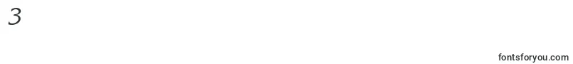 フォントIntuitionSsiItalic – フォント数字3