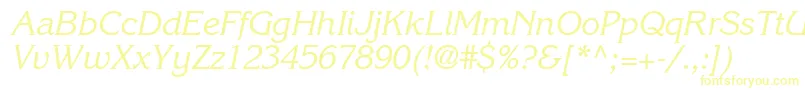IntuitionSsiItalic Font – Yellow Fonts