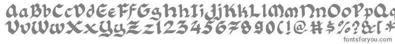 Шрифт Florlrg – серые шрифты на белом фоне
