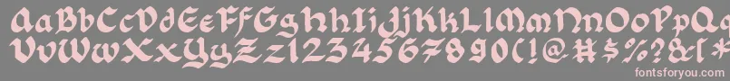 More about Florlrg Font Florlrg Font – Pink Fonts on Gray Background