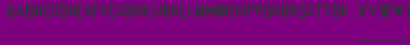 Lewishambold Font – Black Fonts on Purple Background