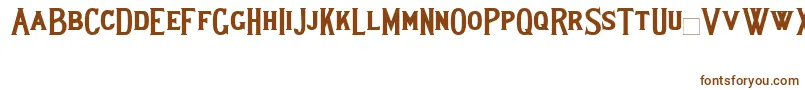 Lewishambold Font – Brown Fonts on White Background