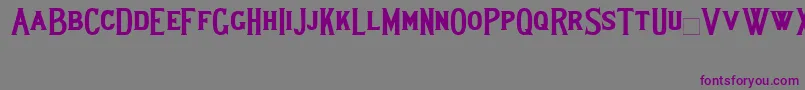 Lewishambold Font – Purple Fonts on Gray Background