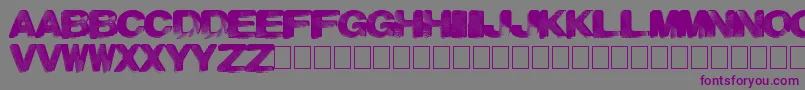 Paintnight-Schriftart – Violette Schriften auf grauem Hintergrund