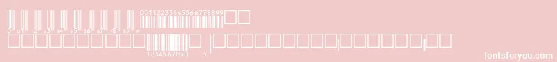 V200005 Font – White Fonts on Pink Background