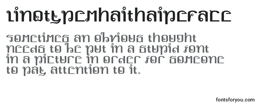 Шрифт LinotypemhaithaipeFace