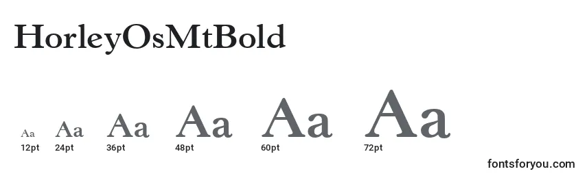 HorleyOsMtBold Font Sizes