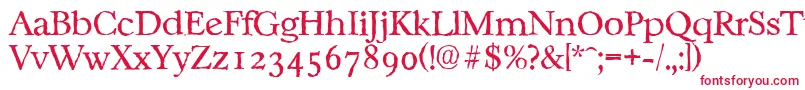 CasablancaantiqueLightRegular Font – Red Fonts