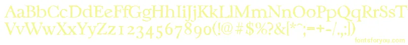 CasablancaantiqueLightRegular Font – Yellow Fonts