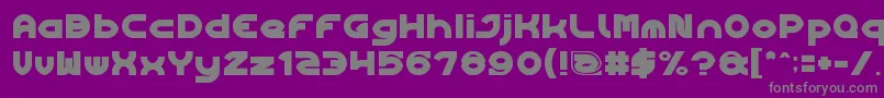 Шрифт Algorithm – серые шрифты на фиолетовом фоне