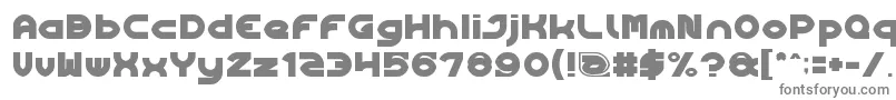Algorithm-fontti – harmaat kirjasimet valkoisella taustalla