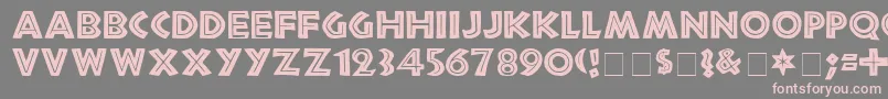 TribecaMedium Font – Pink Fonts on Gray Background