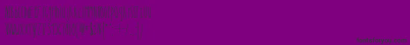 Cutiepie Font – Black Fonts on Purple Background