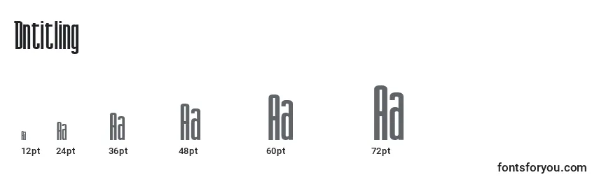 Dntitling Font Sizes