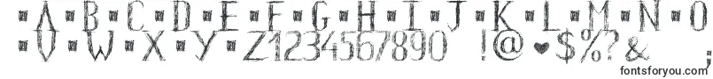 Czcionka HkhOldGlyphsShort – czcionki, zaczynające się od H