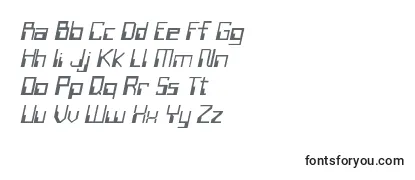 Überblick über die Schriftart WiretransfersskItalic