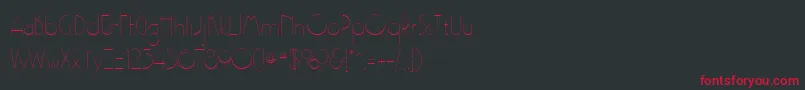 Gatsbyflf Font – Red Fonts on Black Background