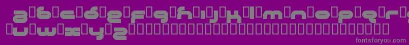 fuente Crystalline – Fuentes Grises Sobre Fondo Morado