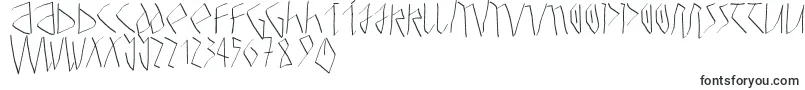 Шрифт Athena – лёгкие шрифты