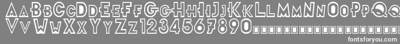 フォントFrTitle – 灰色の背景に白い文字