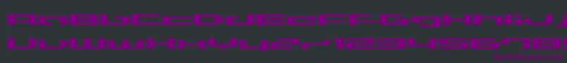 LvdcDisco02 Font – Purple Fonts on Black Background