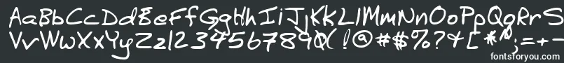 Шрифт Lehn041 – белые шрифты