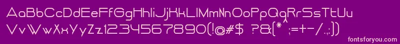 DancingJuiceNormal Font – Pink Fonts on Purple Background