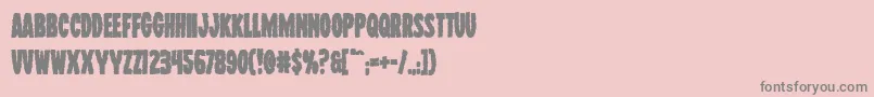 More about Wolfbrothersbold Font Wolfbrothersbold Font – Gray Fonts on Pink Background