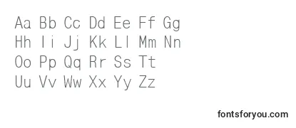 Monocondensed-fontti