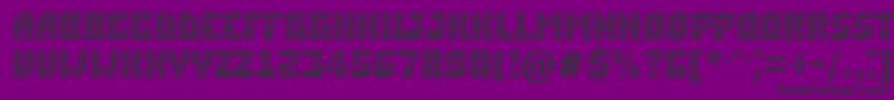 ASimplermrn Font – Black Fonts on Purple Background