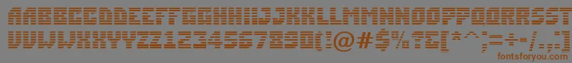 ASimplermrn Font – Brown Fonts on Gray Background