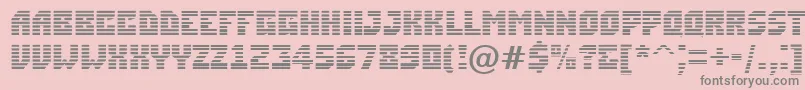 ASimplermrn Font – Gray Fonts on Pink Background