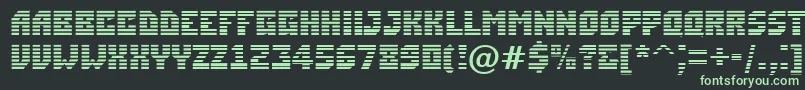 Шрифт ASimplermrn – зелёные шрифты на чёрном фоне
