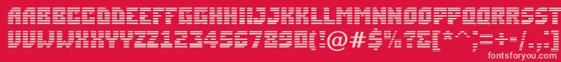 ASimplermrn Font – Pink Fonts on Red Background