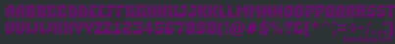 ASimplermrn Font – Purple Fonts on Black Background