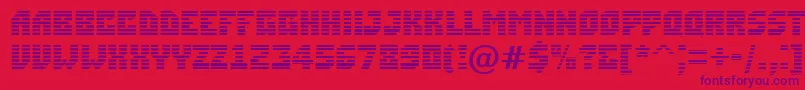ASimplermrn Font – Purple Fonts on Red Background