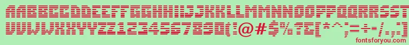 ASimplermrn Font – Red Fonts on Green Background