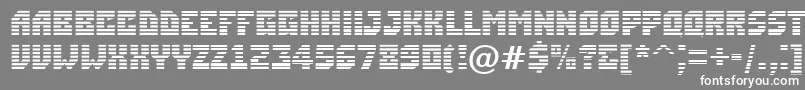 フォントASimplermrn – 灰色の背景に白い文字