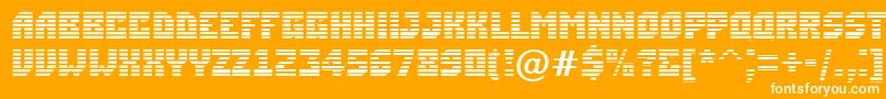 ASimplermrn Font – White Fonts on Orange Background