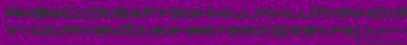 Redrocket Font – Black Fonts on Purple Background