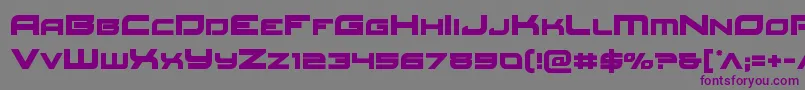 Шрифт Redrocket – фиолетовые шрифты на сером фоне