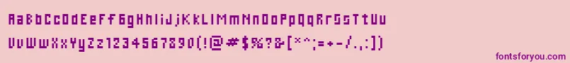 CWebLarge Font – Purple Fonts on Pink Background
