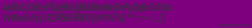 GnuolaneFreeCyrillic Font – Black Fonts on Purple Background